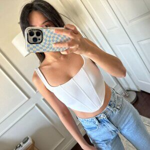 Princess Polly - White Corset Top